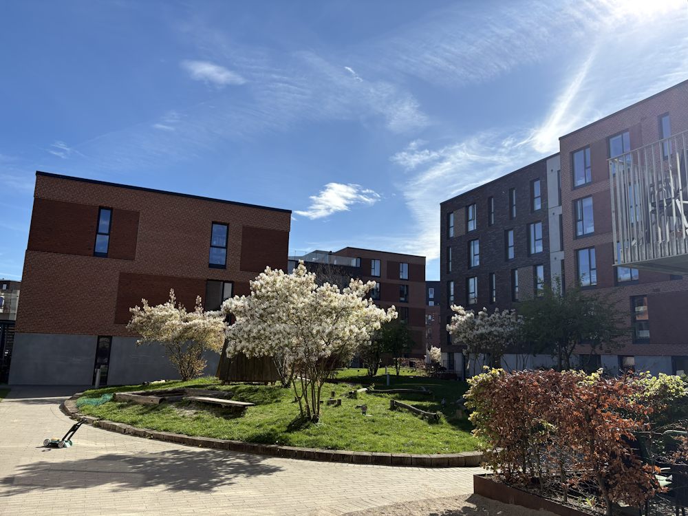 Facade i Kløverbladsparken