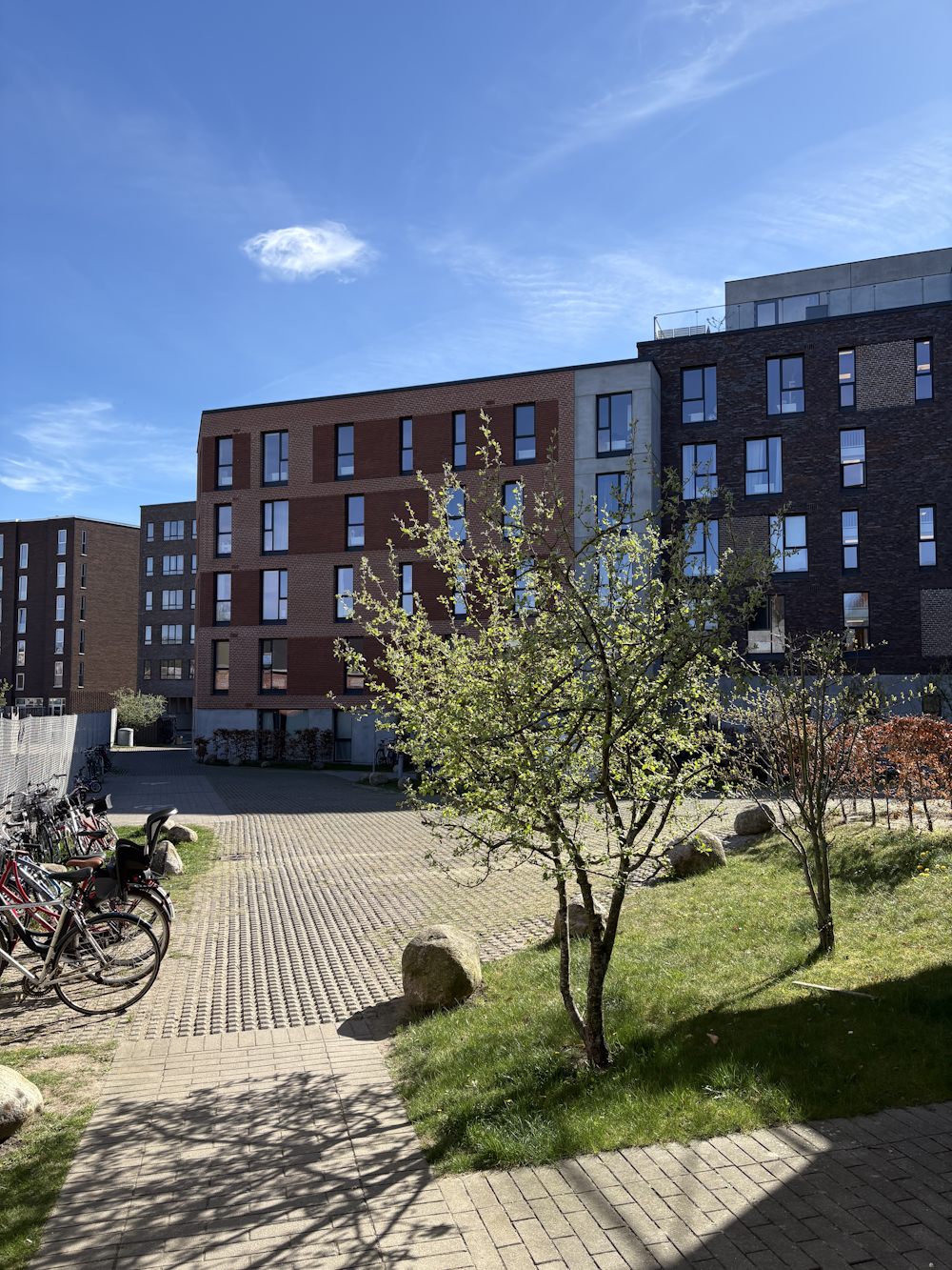 Detalje fra ejendommens arkitektur
